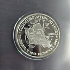 1991 Uss Arizona Pearl Harbor 50 Year Commemorative  999 Fine Silver Encapsuled 