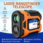 Golf Rangefinder With Slope And Pin Lock Vibration  Rechargeable Battery  600y
