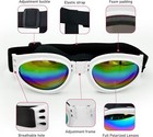 3pcs Adjustable Pet Dog Goggles Glasses Snow Windproof Uv Protection Sunglasses