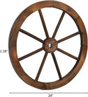 Set Of 2 Decorative Wooden Wheel  Wooden Wagon Wheel vintage Old Western Style
