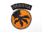 Original Wwii Us Army 17th Airborne Division Patch Bevo Style German Made