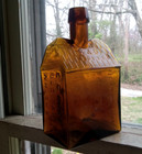 Applied Lip E g booz s Old Cabin Whiskey Early Hand Blown Reproduction