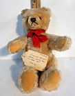Vintage Steiff Teddy Bear 9  Blonde Mohair Button In Ear C1950s Excellent Cond
