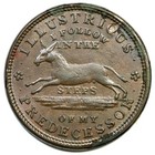 1837 Ht-33 Illustrious Predecessor - Executive Experiment Hard Times Token