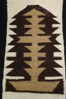 Vintage Hand Woven Wool Wall Hanging Tribal Sw Aztec Geometric Design 12 X 25 