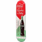 Coca-cola Refreshing New Feeling Wall Thermometer Vintage Collectible 8 5 x27 