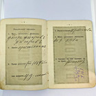 Rare 1914 Imperial Russian Passport Book Kiev Ukraine Solomyanka Wwi Police Stam