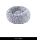 Pet Dog Cat Bed Donut Plush Fluffy Soft Warm Winter Cushion Mat Sleeping Kennel