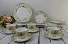 24pc 6-piece 4 Place Setting Meito China Hand Painted Floral Set