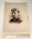 Rare Antique Manchester Hs Class Of 1891 Minnie Sturtevant  Nh Cabinet Photo  Us