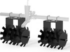 2 Pcs Heavy-duty Steel Disc Plow Harrow For Atv utv Manual Implement 2  Receiver