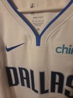 Luka Doncic  77 Dallas Mavericks White Nike Swingman Pressed  chime  Nwt 48 Lg
