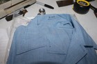 Nos Us Navy Dungaree Chambray Shirt L s Size Medium 1980s