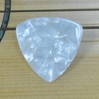 100pcs lot Pearl White Heavy 0 96mm Big Rounded Triangle Celluloid Guitar Picks