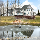 Floating Pond Fountain - 7000 Gph - 125ft Power Cord - Complete Kit - Aerator