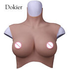 Oversize Silicone Breast Forms Breastplate C-h Cup For Large Frame Crossdresser 