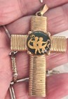 Jeane Dixon Cross Jewelry Lot Gold Silver Pendant Medal Catholic Cherub Cameo