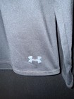 Under Armour Coldgear Quarter-zip Long Sleeve Pullover Youth Large Black