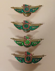Turkmenistan Badge Patch Ministry Of Internal Affairs Police  4 Badges Full Set
