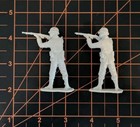 Lot Of 2 Vintage 1970 s Louis Marx Toys German Soldiers With Rifle