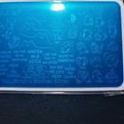 Maniscript Smitten Kitten Cat Nail Art Stamping Plate  Brand New 