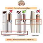 Facial Hair Remover Replacement Heads Generation 2 For Finishing Touch Flawless