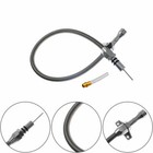 Powerglide Chrome Flexible Stainless Transmission Dipstick For Gm Firewall Mount