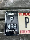 1995 St  Maarten  Na License Plate