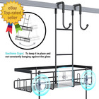 Over The Door Shower Caddy Hanging Black Rustproof Shower Organizer Over The Doo