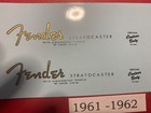 Fender  61 To  62 Stratocaster Guitar Waterslide Headstock Decal Metallic Inks