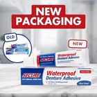 Secure Waterproof Denture Adhesive - Zinc Free - Extra Strong - 1 4 Oz