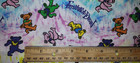 New Grateful Dead Marching Teddy Bears Yard 100  Cotton Fabric Cp71265 2020