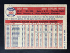 Vintage 1957 Topps  40 Early Wynn Cleveland Indians Hof Ex