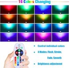 4-8 Packs Waterproof Led Pond Light Underwater   Ground Colorful Landscape Light
