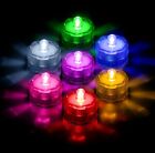 12 24 36 Led Vase Tea Light Candles Submersible Waterproof Wedding Party Decor