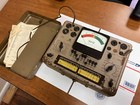 Triplett Model 3413 Vacuum Tube Tester - Case - Manual  - Other Paper Work 