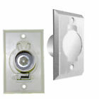 White Wall Lid Inlet Outlet Cover For Most Central Vacuum Brands 1-1 4  
