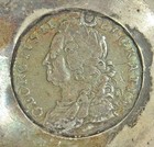 1758 Silver Great Britain Georgian Toddy King George Ii Shilling Coin Ladle
