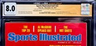 Larry Bird Signed Jsa Cgc 8 0 1977 Sports Illustrated Si No Label Rare 1st Cover