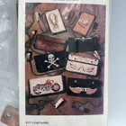 Vintage Tandy Leather Company Biker s Wallet Kit With Patterns Stock No  4025