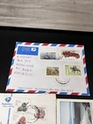 South Africa Postal History Airmail Cover Registered Letter Rsa Lot Of 3