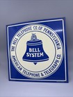 Vintage Pennsylvania Bell Telephone Bell System Embossed Tin Sign 9  X 9 