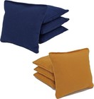 8 High-quality Corn-filled Regulation Cornhole Bags - Vibrant Colors Available