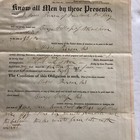 Indenture 1882 Moses Pierson George Gallup Signed Clerk Fl Godfrey Cumberland Nj