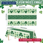 Ohome 2 Pack St Patricks Day Decorations - St Patrick s Day Tablecloth   St Patr