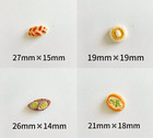12pcs Miniature Bakery Bread Refrigerator Magnets Cute Food Magnet Set Kitchen D