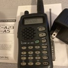 Icom Ic-a5 Vhf Com Aviation Air Band Handheld Transceiver  powers As Is read