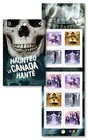 Haunted Canada 2016 Permanent Stamps Booklet Of 10 Mnh Halloween Ghosts Scary