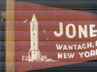 Vintage Jones Beach State Park Wantagh Ny Felt Pennant 1960 s
