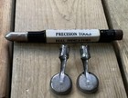 Vtg Starrett Precision Tools  3  - Advertising Bullet Pencil    2  Pencil Clip